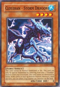 Cloudian - Storm Dragon Common Light of Destruction YuGiOh Card1 - Picture 1 of 1
