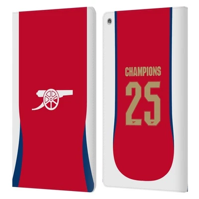 OFFICIAL ARSENAL FC 2025 WOMEN'S CHAMPIONS LEATHER BOOK CASE FOR AMAZON FIRE - Image 1 of 4