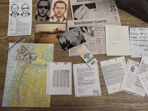 1/6 SCALE Miniature D.B. Cooper FBI Folders, Maps, Letters, Docs, Photos, Poster - Picture 1 of 21