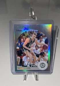 Tarjeta de tributo 2020-21 NBA Hoops Larry Bird lámina plateada SSP - Imagen 1 de 2