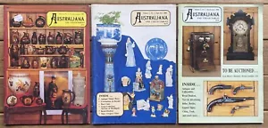Australiana and Collectables Magazine - 3 Vintage 1989/90 Issues - Bild 1 von 13