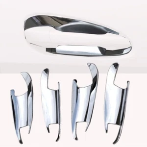 Shiny Chrome Silver Door Handle Bowl Cup Cover Fits 13-19 X166 GL GLS - Picture 1 of 2