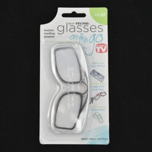 Gafas de lectura móviles So Mine On The Go + llavero adhesivo estuche negro 2,50 - Imagen 1 de 3