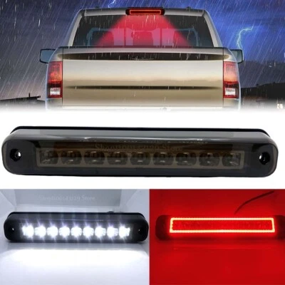 For 1988-1998 GMC C/K 1500 2500 3500 C1500 Smoke Cargo 3RD Third Brake Lights Foto 1 de 4