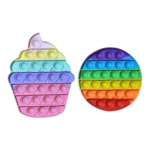 Juguete Push Pop Popit Inquieto Burbuja Sensorial Alivio del Estrés Niños Familia Silicona Juego - Imagen 1 de 3