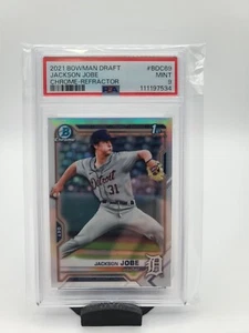 Bowman Draft 2021 refractor cromado Jackson Jobe PSA 9 - Imagen 1 de 2
