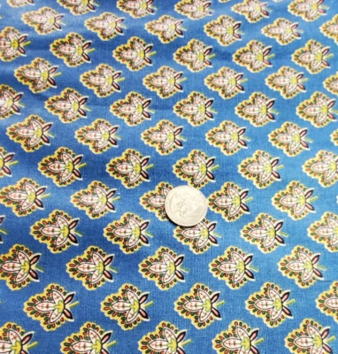 7/8 + ярдов эксклюзивная ткань для ателье с трафаретной печатью растения лист ширина 54 - Изображение 1 из 3