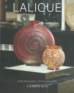 CHRISTIE'S SK LALIQUE Art Glass Auction Catalog 2016 - Imagen 1 de 1