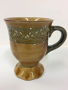 Taza de café Pier One P1 con patas rústica clásica - Usada en excelente estado  - Imagen 1 de 4