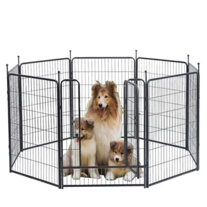 Parque infantil para perros, cerca para perros al aire libre de 24/32/40 pulgadas, parque infantil para perros medianos/pequeños - Imagen 1 de 49