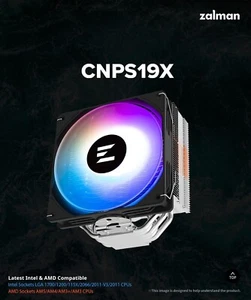 NEW ZALMAN Genuine CNPS19X CPU COOLER aRGB LED/ 140mm Fans / INTEL / AMD Support - Picture 1 of 11