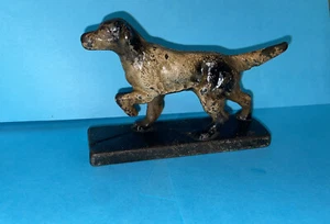 Antique Doorstop Cast Iron Dog Statue Irish Setter Retriever Pointer Hunting - Picture 1 of 13