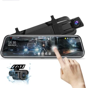 1080P Rückspiegel mit Überwachungskamera für Auto Full HD Touch 10 - Bild 1 von 8