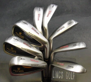 Set of 8x Wilson Aviator WA-230B Irons 4-SW Regular Graphite Shafts Wilson Grips - Picture 1 of 6