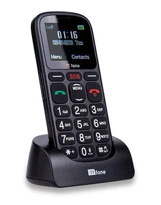 TTfone Comet Big Button Basic Simple Senior Elderly Easy Sim Free Mobile Phone - Picture 1 of 11