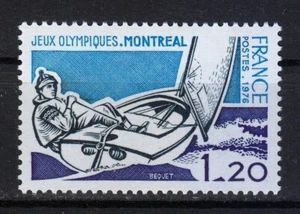 France 1976 MNH Mi 1980 Sc 1493 Sailing. Olympic Games, Montreal, Canada ** - Picture 1 of 1