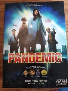 Pandemic Zman Matt Leacock Family Board Game Z-Man Cooperative Team SlightlyUsed - Picture 1 of 8