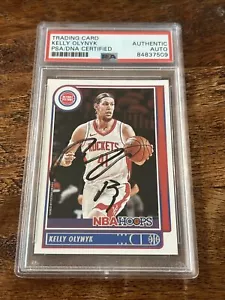 Kelly Olynyk IP Signed NBA Hoops Card Psa Dna Coa Slab Autographed Rockets - Picture 1 of 2