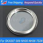 Polished Stainless Steel + Sapphire Display Case Back For Skx007 Skx009 Nh35