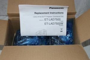 *Panasonic ET-LAD7700W*2x Ersatzlampe Projektor Beamer lamp PT-D7700/DW7000 NEU - Picture 1 of 2