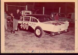SLIM DEVILVLISS #400 STOCK CAR 1967-AUTO RACING PHOTO