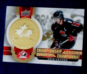 Championship Medals UD Tim Hortons embossed card M-14 2021 -22, Kris Letang - Picture 1 of 2