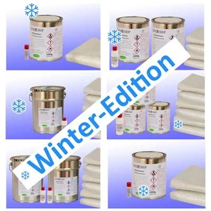 WINTER-KOMPLETTPAKET GFK Polyesterharz  Glasfasermatte Winterharz Reparatur Set - Bild 1 von 20
