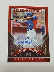 Gregory Guerrero New York Mets 2015 Panini Elite Certified Autograph Rookie Card - Bild 1 von 2