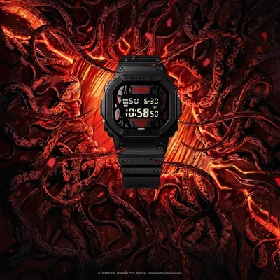 PSL CASIO G-Shock DW-5600STT-1JR DIGITAL 5600 Stranger Things Modelo Vacaciones Foto 1 de 4