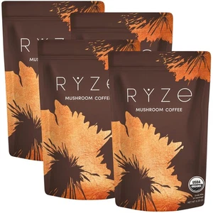 4 Pack Orangic Ryze Mushroom Coffee 30 Servings Free Shipping New - Picture 1 of 8