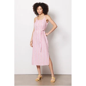 MICHAEL STARS NWT Matilda Striped Cotton Midi Dress // S - Bild 1 von 12