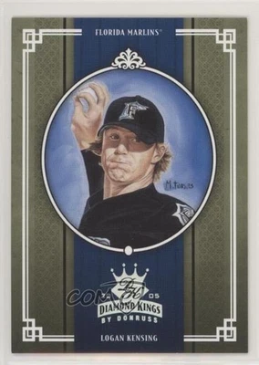 2005 Donruss Diamond Kings Silver /50 Logan Kensing #245 - Image 1 of 2