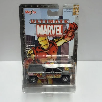 MAISTO 2002 ULTIMATE MARVEL #10 SERIE 1 - IRON MAN GMC TERRADYNE de colección Foto 1 de 4