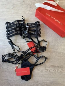 godsavequeens Lingerie Thong And Suspended New - Picture 1 of 6