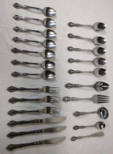 Vintage Riviera RIF3 Besteck 23 Teile mit Servierset MCM Japan - Bild 1 von 9