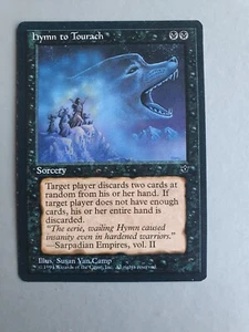 Hymn to Tourach, MTG Fallen Empires (1994) Common Black Sorcery NM - Picture 1 of 2