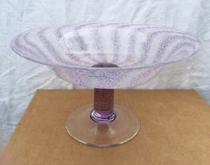 Christopher Williams Studio Glass Tazza Bowl On Pedestal - Picture 1 of 4
