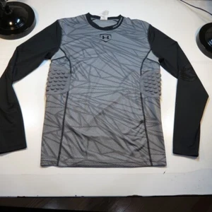 UNDER ARMOUR HEAT GEAR COMPRESSION SIDE PADDED PAD BASEBALL JERSEY T SHIRT Sz XL - Picture 1 of 5
