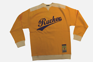 Stall & Dean Mens Rucker Basketball Yellow #13 Sweater NWT 2XL, 3XL
