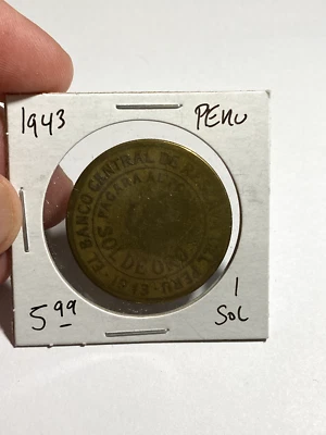 Perú 1943 1 Sol De Oro Foto 1 de 2