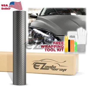 3D Carbon Fiber Gray Texture Matte Vinyl Car Wrap Sticker Decal Film Sheet DIY - Picture 1 of 12
