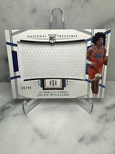 Jalen Williams 2022-23 NATIONAL TREASURES RC Rookie Jumbo Materials Patch /99 SP