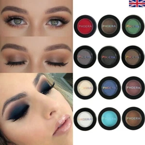 PHOERA Matte Eye Shadow Natural Waterproof Nude Eyeshadow Cosmetic Long-lasting - Picture 1 of 16