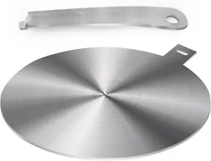 Induction Plate Adapter, 9.45" Stainless Steel Heat Diffuser for Glass Cooktops - Picture 1 of 3