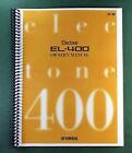 Yamaha EL-400 Instruction Manual: 136 Pages & Protective Covers!
