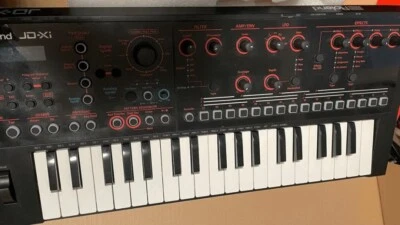 Roland JD-XI Synthesizer Analog Keyboard Black keyboard Music Instruments - Image 1 of 4