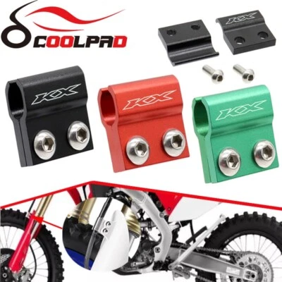 Soporte de abrazadera guía de manguera de freno delantero para KAWASAKI KX 450F KX250F KX85 100 2021 Foto 1 de 4