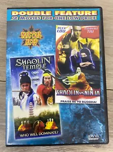 Shaolin Tempel & Shaolin vs Ninja DVD Cheng Fu Alex Lou Doppelspiel 2 Filme - Bild 1 von 6