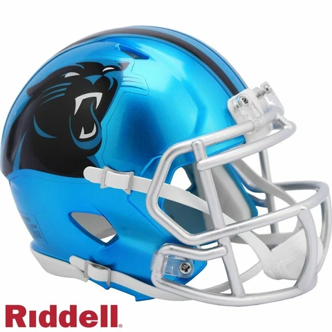 Carolina Panthers Flash Alternate Speed Mini Helmet Replica Riddell Cover