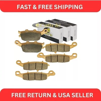 Caltric Front And Rear Brake Pads for Suzuki GSX-S750 GSX S750 GSXS750 2015-2016 - Image 1 of 2